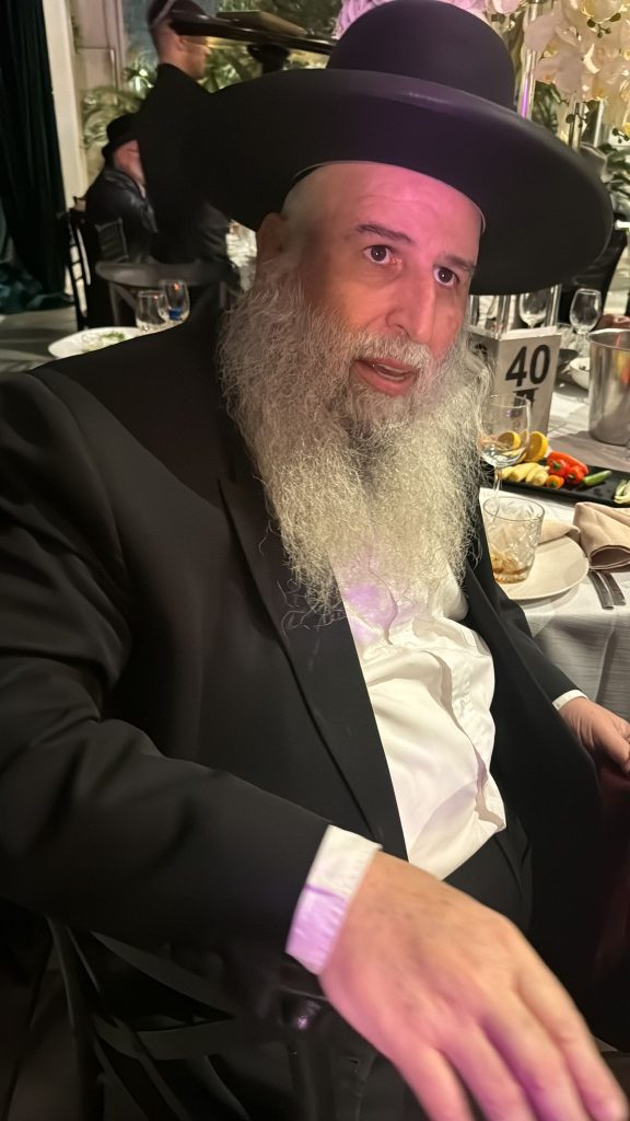 Shalev Haziza with the Holy Rabbi Abu Hakdush